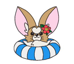 Four seasons of papillon in Japan. sticker #11052576