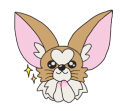 Four seasons of papillon in Japan. sticker #11052578