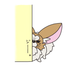 Four seasons of papillon in Japan. sticker #11052580