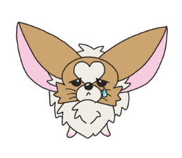 Four seasons of papillon in Japan. sticker #11052591