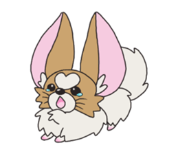 Four seasons of papillon in Japan. sticker #11052592