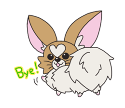 Four seasons of papillon in Japan. sticker #11052599