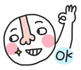 big nose boy sticker #11053085