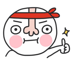 big nose boy sticker #11053104