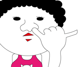 kokeshi mama sticker #11053888