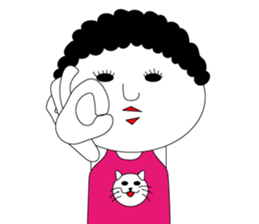 kokeshi mama sticker #11053890