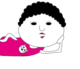 kokeshi mama sticker #11053892