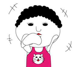 kokeshi mama sticker #11053893