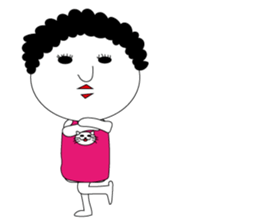 kokeshi mama sticker #11053912