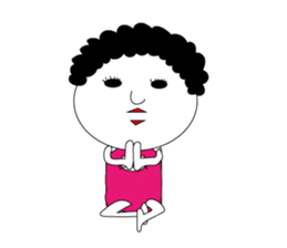 kokeshi mama sticker #11053916