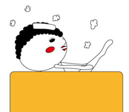 kokeshi mama sticker #11053919