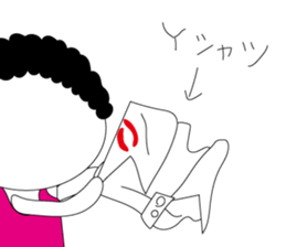 kokeshi mama sticker #11053922