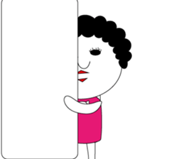 kokeshi mama sticker #11053926