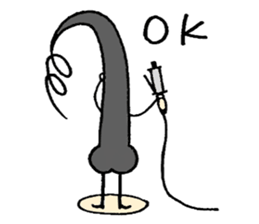 hair root of con sticker #11054330