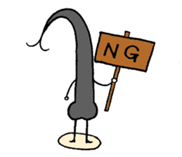 hair root of con sticker #11054331