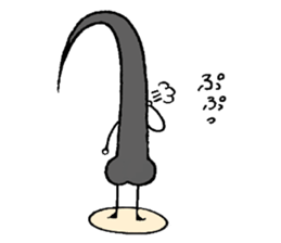 hair root of con sticker #11054362