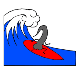 hair root of con sticker #11054366