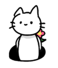 Sticker of the white kitten sticker #11054454