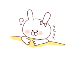 marshmallow rabbit Korean and Japanese 2 sticker #11054511