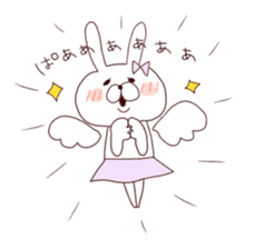 marshmallow rabbit Korean and Japanese 2 sticker #11054513