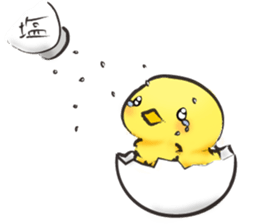 Bright yellow PiPi vol.2 sticker #11054568