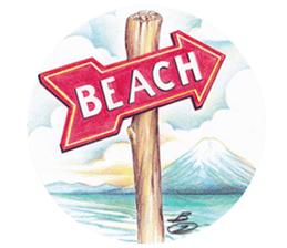 Zaricor's Official BEACH stickers! sticker #11054959