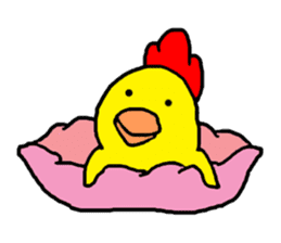 Chicken Piyoko sticker #11054968