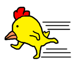 Chicken Piyoko sticker #11054970