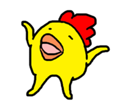 Chicken Piyoko sticker #11054971