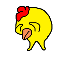 Chicken Piyoko sticker #11054974