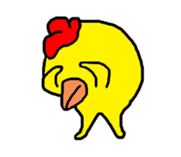 Chicken Piyoko sticker #11054974