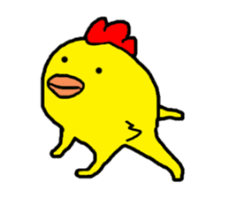 Chicken Piyoko sticker #11054977