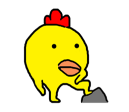 Chicken Piyoko sticker #11054979