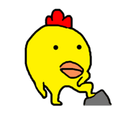 Chicken Piyoko sticker #11054979