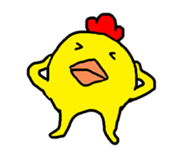 Chicken Piyoko sticker #11054980