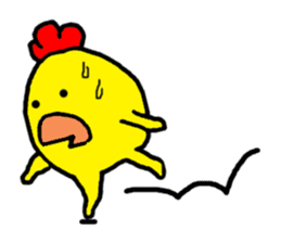 Chicken Piyoko sticker #11054981