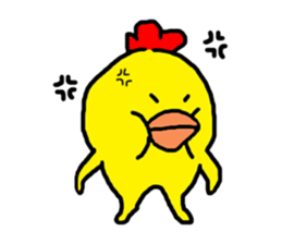 Chicken Piyoko sticker #11054982
