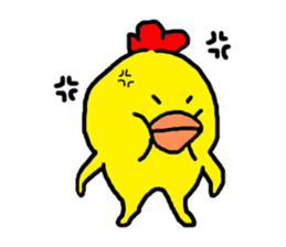 Chicken Piyoko sticker #11054982