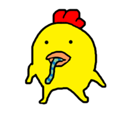 Chicken Piyoko sticker #11054983