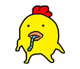 Chicken Piyoko sticker #11054983