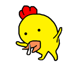 Chicken Piyoko sticker #11054984