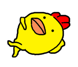 Chicken Piyoko sticker #11054985