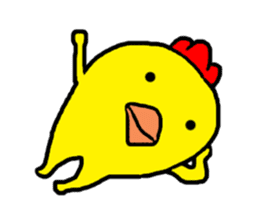 Chicken Piyoko sticker #11054986