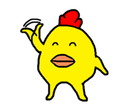 Chicken Piyoko sticker #11054990