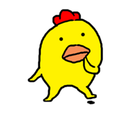 Chicken Piyoko sticker #11054996