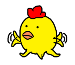 Chicken Piyoko sticker #11054998