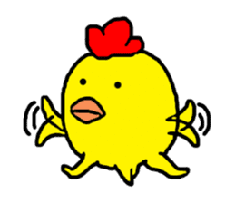 Chicken Piyoko sticker #11054998