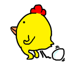 Chicken Piyoko sticker #11054999