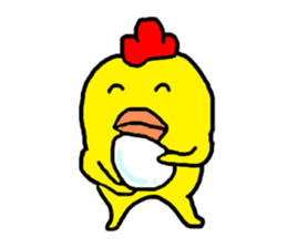 Chicken Piyoko sticker #11055000
