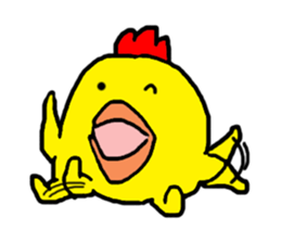 Chicken Piyoko sticker #11055002